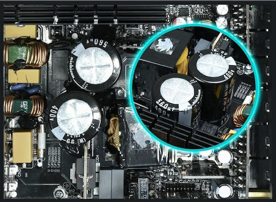 1300W Черно Захранващо Блокче За Компютър Пълен Модул 80 Plus Platinum (SAGMRGB1300)