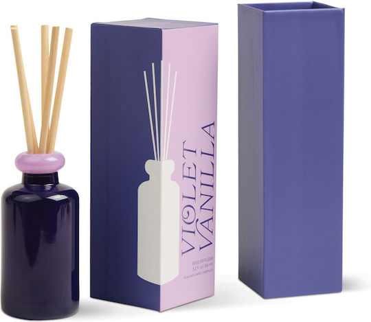 Gestapelter Glas Diffusor Violett Vanille 94ml Paddywax