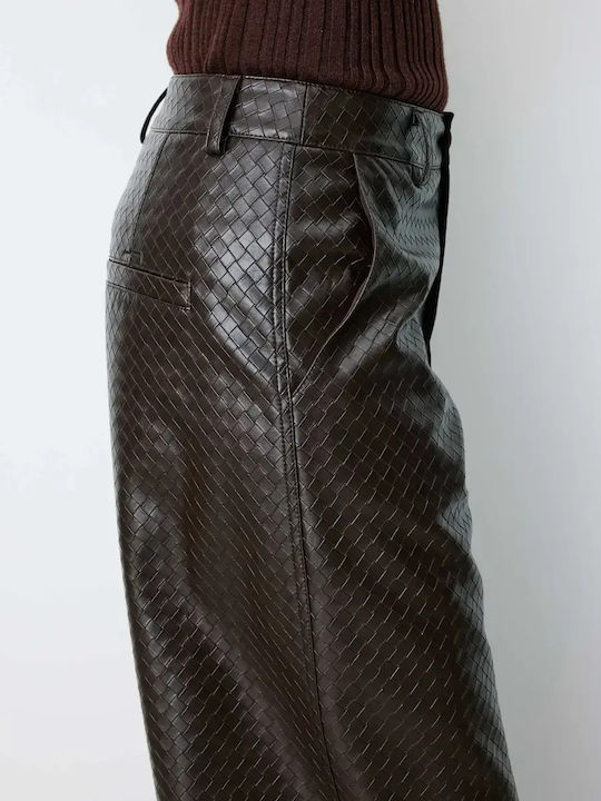 Damen Hochgebirge Leder Hose Braun