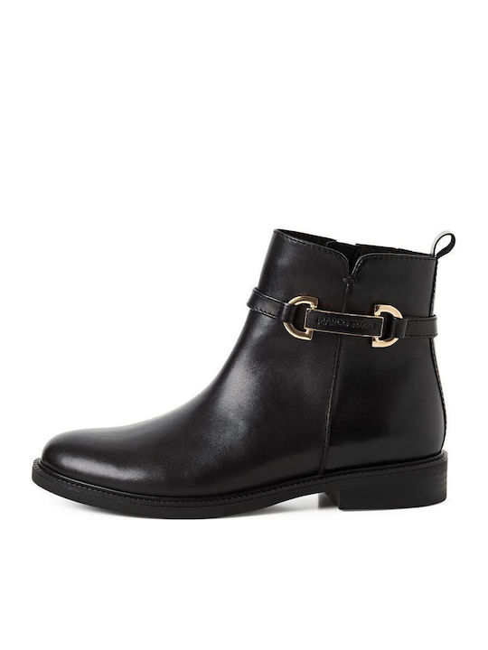 Leather Women's Ankle Boots Black