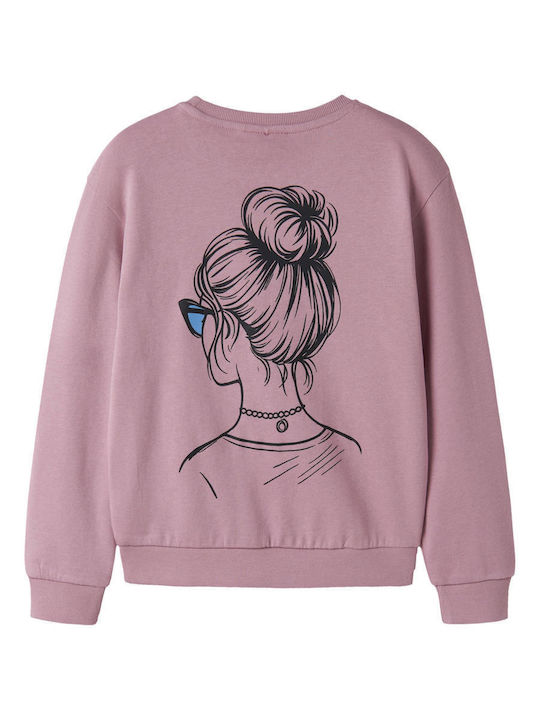 Kinder-Sweatshirt Flieder