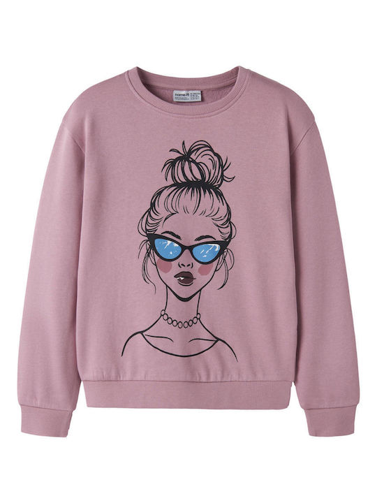 Kinder-Sweatshirt Flieder