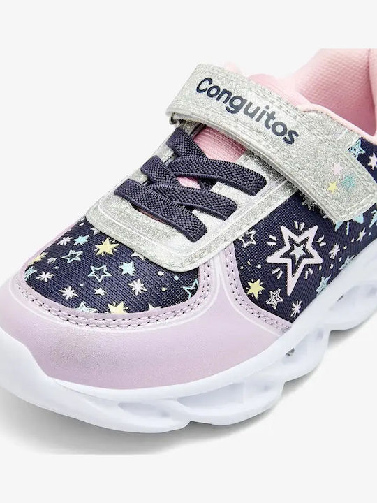 Adidași Copii Anatomici cu Închidere Hoop & Loop și Luminite Multicolori