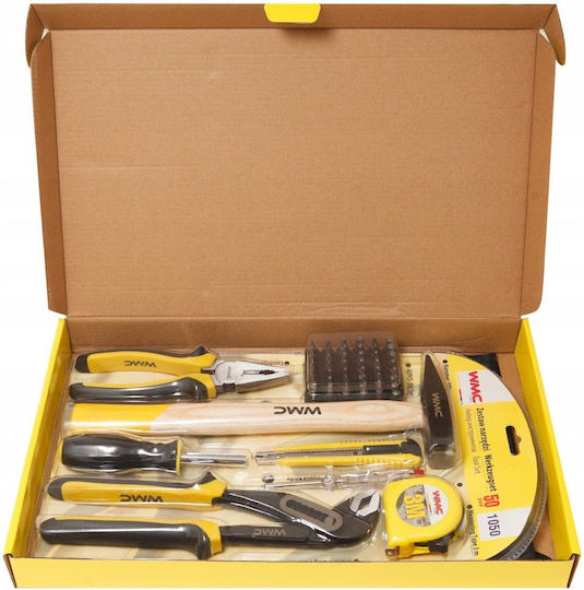 Handwerkzeugsatz mit Plastikgriff 50 Stück