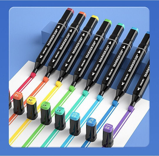 Markeri Caligrafie Multicolori 1mm Set 30 Culori