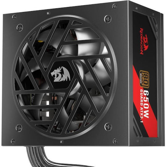 650W Черно Захранващо Блокче За Компютър Full Wired 80 Plus Bronze (RGPS-650WGU)