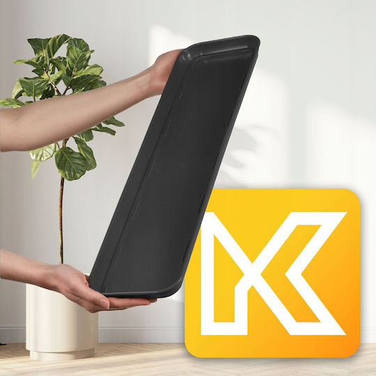 Kadax Topfplatten Kunststoff Grau 60x14.9cm