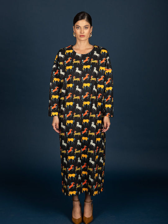Summer T-Shirt Dress Black