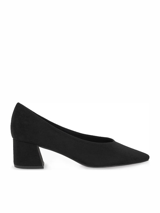 Pumps Mit Mittelhohem Absatz Schwarz