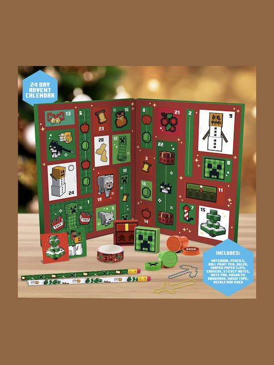 Minecraft Christmas Calendar 24 Boxes Minecraft Christmas Calendar 24 Boxes