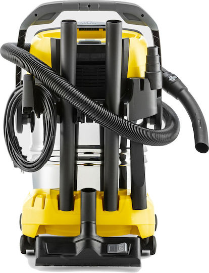 Karcher WD 5 P S V-25 5 22 Wet-Dry Vacuum 1100W With Stainless Steel Drum 25lt Yellow