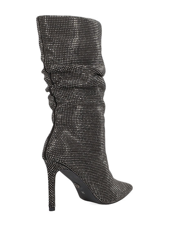 Damenstiefel Silber