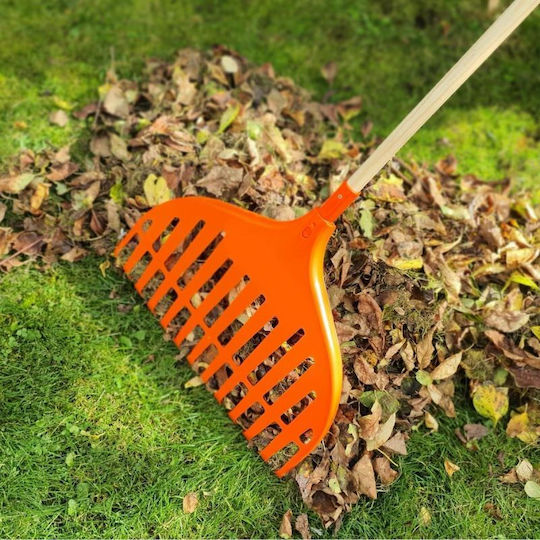Saska Garden GSP-1075815 Gartenharke mit Stange