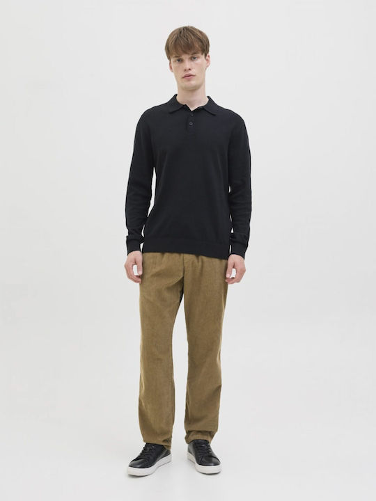Pantaloni bărbați Chino Relaxed Fit Tabac