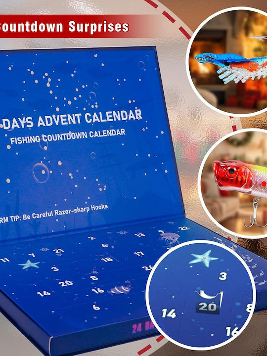 Angelköder Adventskalender Set 24 Tage Geschenk Für Männer