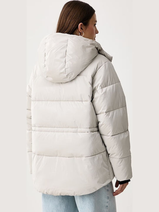 Women's Ecru Winter Jacket