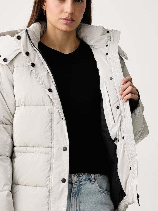 Women's Ecru Winter Jacket