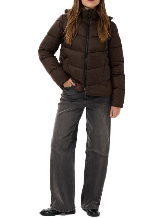 Kaffe Women's Winter Jacket Brown