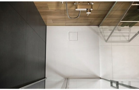 Cersanit Fixed Side for Shower 90x195cm Clear Glass