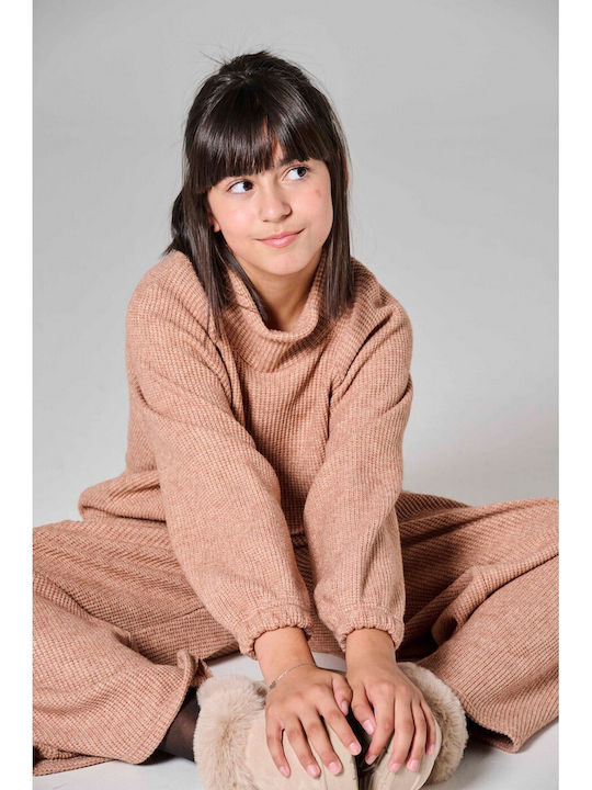 Kids Set with Pants Winter 2 Pieces Beige