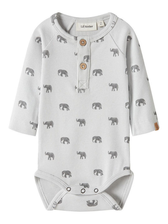 Lil' Atelier Grey Bodysuit