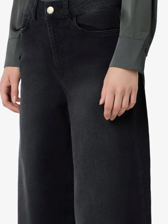 High Rise Women's Jean Pants Black