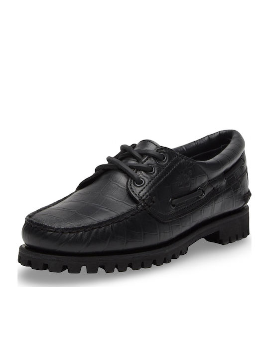 Γυναικεία Boat Shoes σε Μαύρο Χρώμα