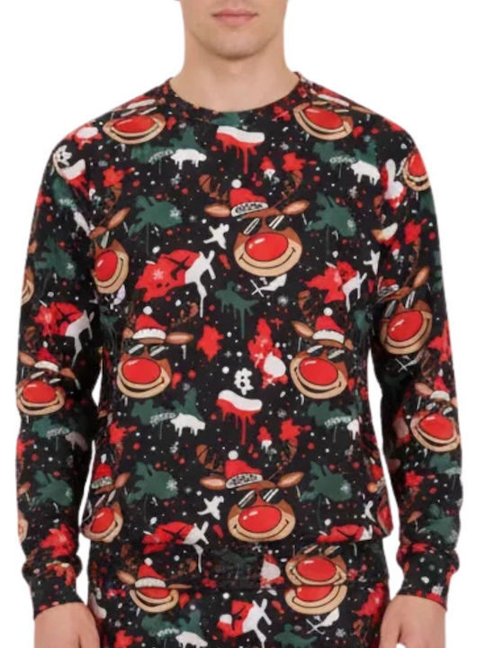 Dreams by Joyce Xmas Deer Pijama de iarnă pentru bărbați Neagră Dreams by Joyce Xmas Deer Pijama de iarnă pentru bărbați Neagră
