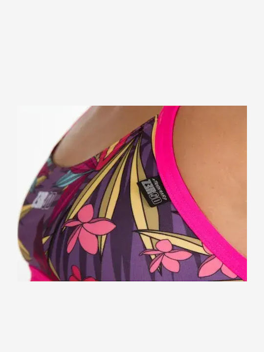 Top Bikini Floral Tropical