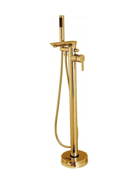 Invena Mischung Badewanne Komplettes Set Gold