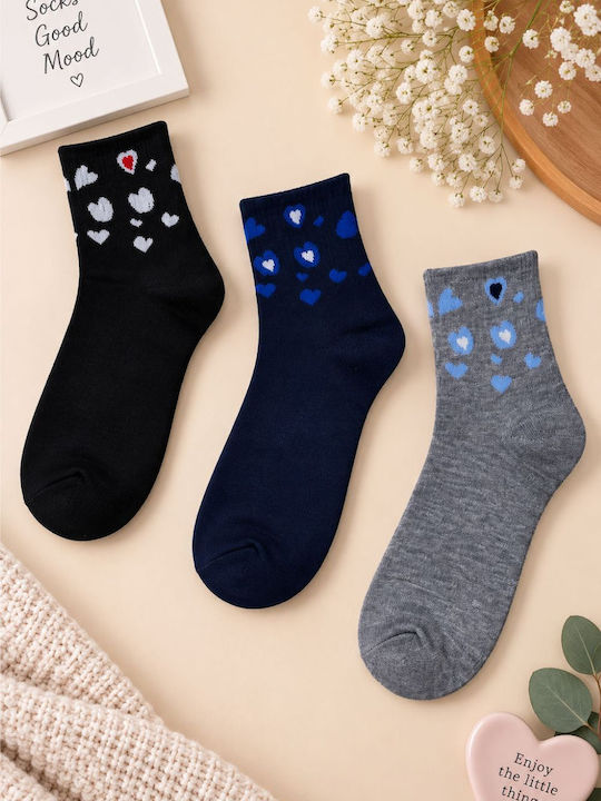Yookie Γυναικείες Κάλτσες Πολυχρωμο 3Pack Yookie Γυναικείες Κάλτσες Πολυχρωμο 3Pack