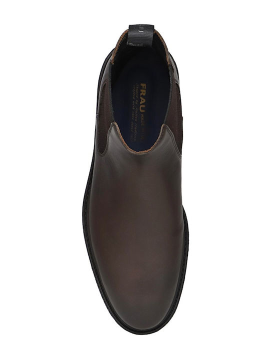 Lässige Herrenstiefel aus Leder Braun
