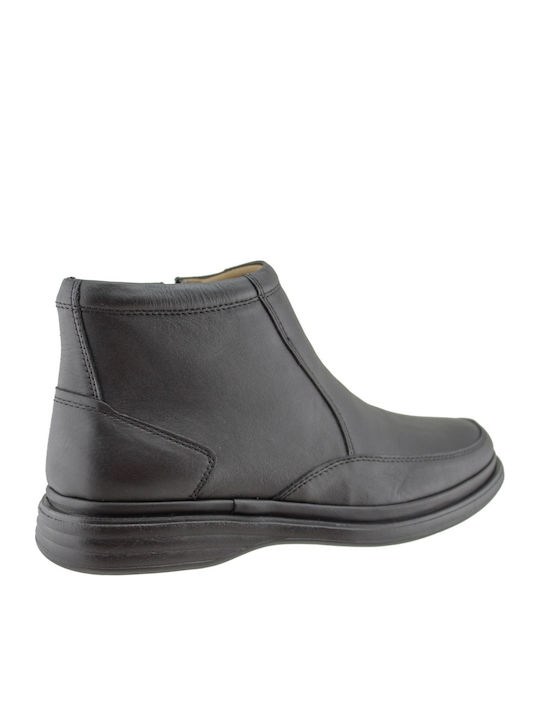 Deri Anatomisch Herrenstiefel Schwarz