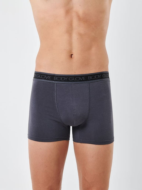 Men's Boxers Black-denim Blue-grey 3Pack
