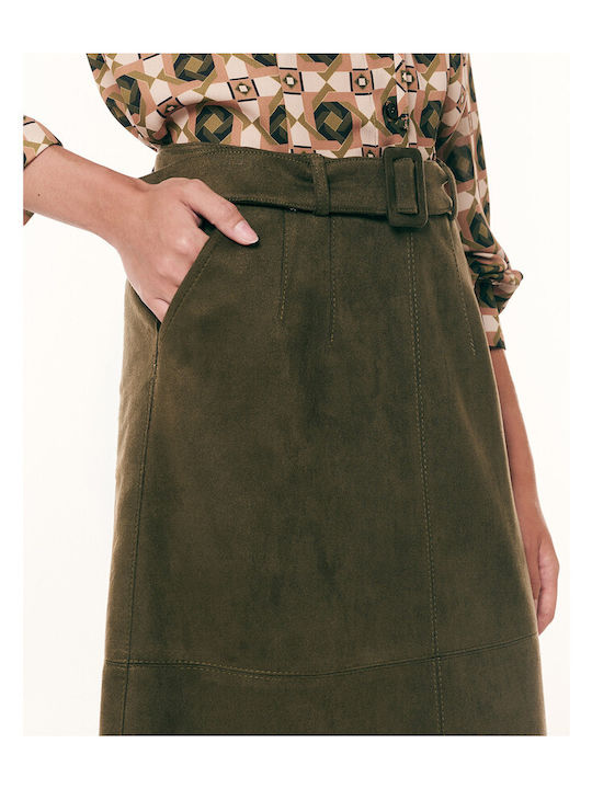 Damenröcke Olive
