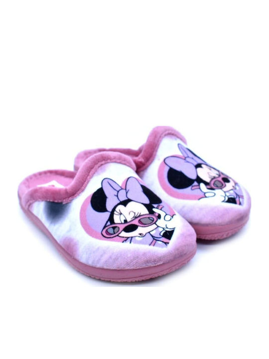 Minnie Ανατομικές Παντόφλες Ροζ