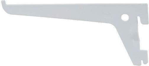 Malys Group Heavy-Duty Shelf Bracket Made of Stainless Steel in White Colour 70mm
