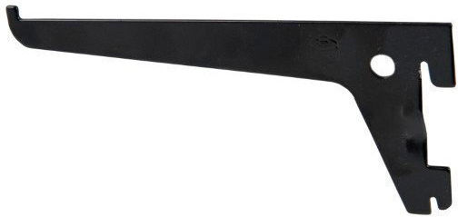 Malys Group Heavy-Duty Corner Shelf Bracket Made of Stainless Steel in Black Colour
