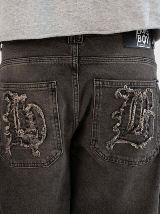 Men's Grey Jeans Pants