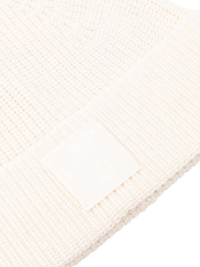 Beanie Frauen Strickmütze in Weiß