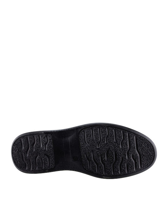 Δερμάτινα Ανδρικά Loafers σε Μαύρο Χρώμα