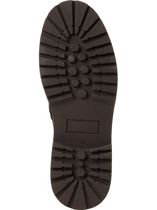 Leather Men's Loafers in Brown Colour