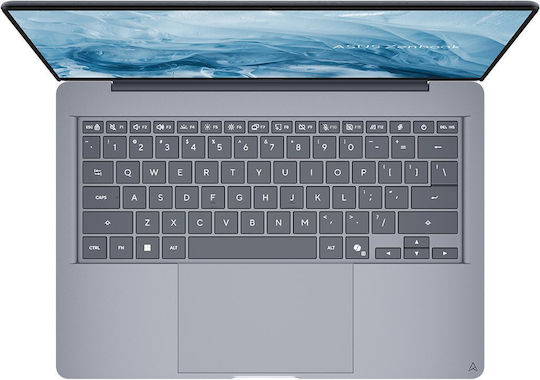 Asus Zenbook 14 UX3480KA-OLED-U1053W 14" OLED FHD+ (Seria Ryzen AI 300-345/16GB/512GB SSD/W11 Home) Albastru Arctic (Tastatură GR)