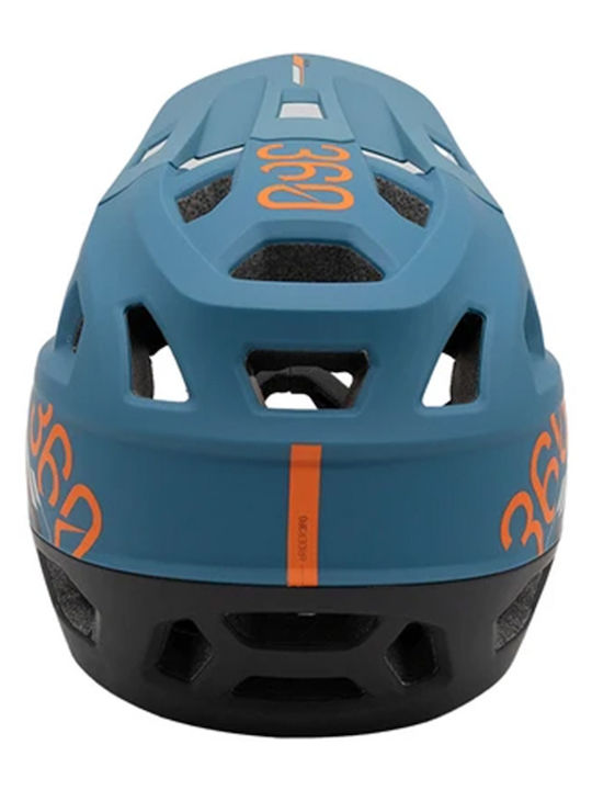 Integra Vollgesicht Fahrradhelm Berg Blau