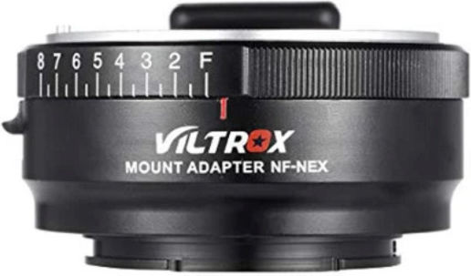Viltrox NF-NEX to Sony E Адаптер за обектив