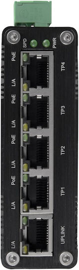 BCS BCS-ISP04G01G L2 PoE+ Schalter mit 4 Gigabit (1Gbps) Ethernet-Verbindungen