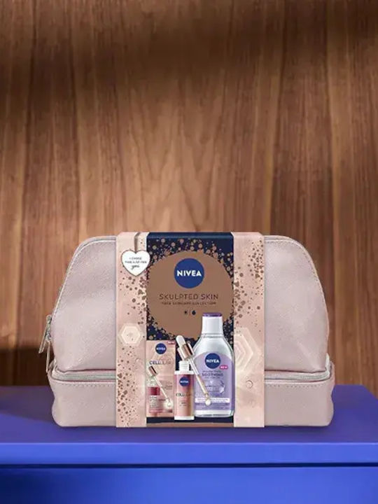 Nivea Cellular Expert Lift Geschenkset Serum 30 Ml + Mizellenwasser Für Sensitive Haut 400 Ml