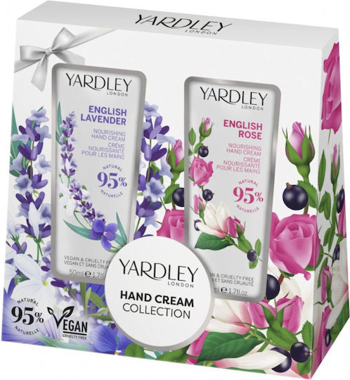 Yardley Set Cremă de mâini English Rose 50 Ml + Cremă de mâini hidratantă English Lavender 50 Ml