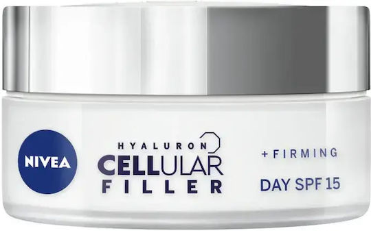 Nivea Hyaluron Cellular Filler + Pachet Cremă de Zi Tonifiere Spf 15 50 Ml + Cremă de Noapte 50 Ml