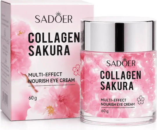 Pachet de revitalizare pentru ochi Sakura Cream + Capsule cu trandafir